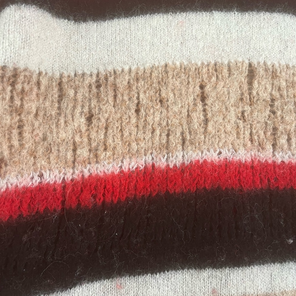 Oversized Multi Colored Sweater Lightly Worn - image 4